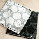 猫柄 刺しゅうタオルハンカチ モノたま 黒猫 ジャガード織り タオル ハンカチ ハンドタオル タオルハンカチ ミニハンカチ ミニタオル ギフト 猫雑貨 猫グッズ ネコグッズ ネコ 雑貨 ねこ柄 キャット ノアファミリー
