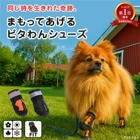 【マラソン限定700円OFF 3680円→2980円★1年保証】 ドッグシューズ 犬靴 脱げにくい ドッグブーツ 犬 クツ 靴 犬の靴 いぬ靴 オールシーズン 初めて 滑り止め 滑 雨 足 肉球 保護 アスファルト 犬用 シューズ 大型犬 小型犬 散歩 介護 冬 夏 すべり止め 反射 メッシュ 通気