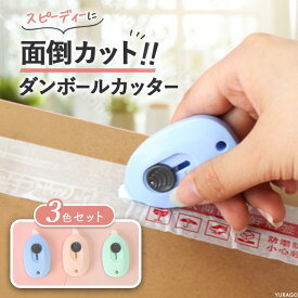 【3個でこの価格！一個あたり333円】 ダンボールカッター 3個セット 段ボールカッター 封筒 開封 段ボール ダンボール カッター カッターナイフ 小型カッター 玄関 倉庫 必需品 梱包用 段ボール レター 事務用品 文房具 オフィス 工作 安全