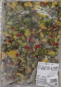 惣菜 鮮やか おくら 湯葉 わさび 800gX14P(P1040円税別) 業務用 冷凍 オクラ ヤヨイ