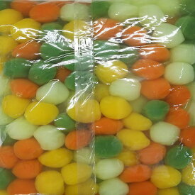 国産 野菜入り玉こんにゃくミックス 1kg（約125粒）×10P（P780円税別）　業務用　ヤヨイ