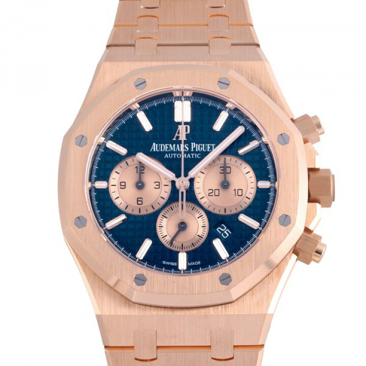 楽天市場 オーデマ ピゲ Audemars Piguet ロイヤルオーク クロノグラフ or Oo 12or 01 ブルー文字盤 中古 腕時計 メンズ ジェムキャッスルゆきざき