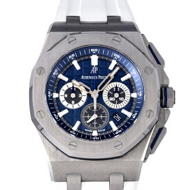 オーデマ・ピゲ AUDEMARS PIGUET ロイヤルオーク オフショア クロノグラフ 26480TI.OO.A027CA.01 ブルー/グレー文字盤 中古 腕時計 メンズ