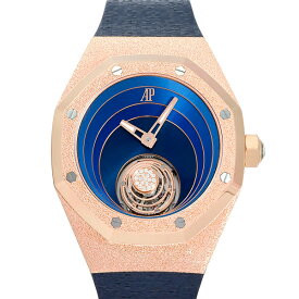 オーデマ・ピゲ AUDEMARS PIGUET ロイヤルオーク コンセプト フロステッドゴールド フライング トゥールビヨン 26630OR.GG.D326CR.01 ブルー文字盤 中古 腕時計 メンズ
