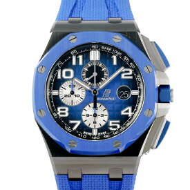 オーデマ・ピゲ AUDEMARS PIGUET ロイヤルオーク オフショア クロノグラフ ブティック限定 26405CE.OO.A030CA.01.A スモークブルー/ロジウム文字盤 中古 腕時計 メンズ