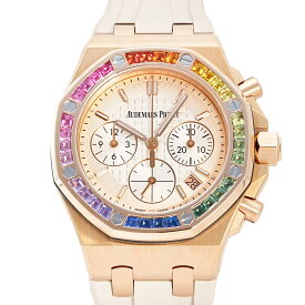 オーデマ・ピゲ AUDEMARS PIGUET ロイヤルオーク オフショア クロノグラフ ブティック限定モデル 26236OR.YY.D085CA.01 スモークピンクゴールド文字盤 中古 腕時計 レディース