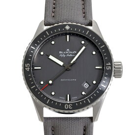 ブランパン BLANCPAIN フィフティファゾムス バチスカーフ 5000-1210-G52A アンスラサイトカラー文字盤 中古 腕時計 メンズ