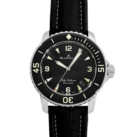 ブランパン BLANCPAIN フィフティファゾムス 5015-1130-52A ブラック文字盤 中古 腕時計 メンズ