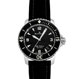 ブランパン BLANCPAIN フィフティファゾムス 5015-1130-52A ブラック文字盤 中古 腕時計 メンズ