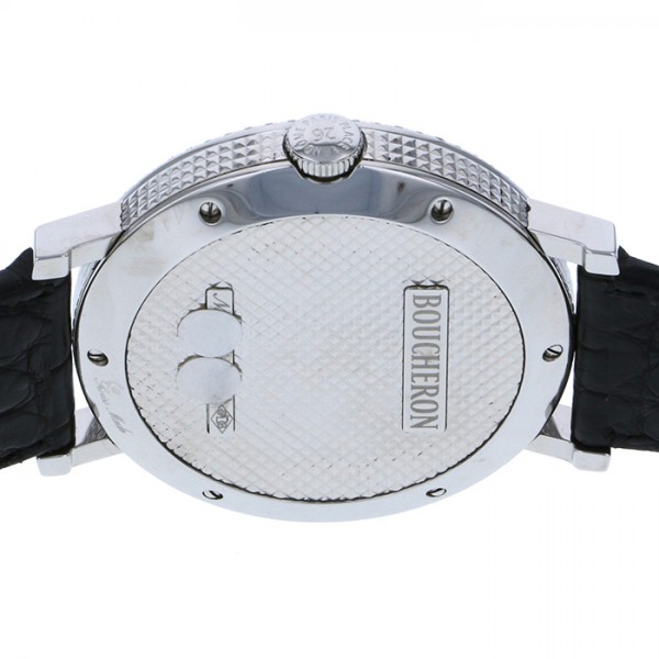 ブシュロン BOUCHERON ロンド オートマチック WA010308 ブラック文字盤 新品 腕時計 メンズ | ジェムキャッスルゆきざき