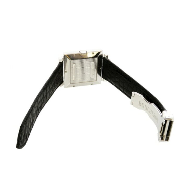 楽天市場】ブシュロン BOUCHERON キャレ WA011306 ブラック文字盤 新古  