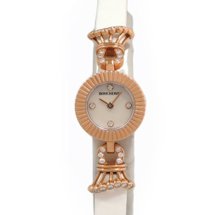 楽天市場】ブシュロン BOUCHERON マジョリー WA012504-N ホワイト文字  