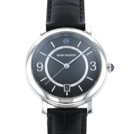 ブシュロン BOUCHERON エピュール WA021202 ブラック文字盤 新品 腕時計 メンズ