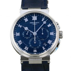 ブレゲ Breguet マリーン クロノグラフ 5527BB/Y2/9WV ブルー文字盤 新品 腕時計 メンズ