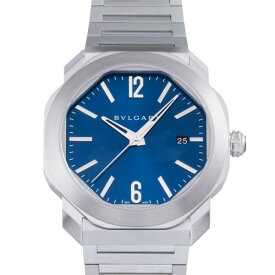 ブルガリ BVLGARI オクト ローマ ウォッチ OC41C3SSD ブルー文字盤 未使用 腕時計 メンズ