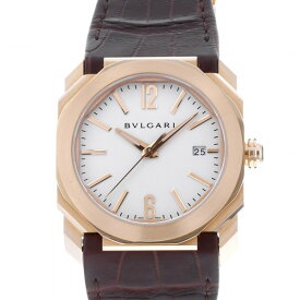 ブルガリ BVLGARI オクト ソロテンポ BGOP38WGLD シルバー文字盤 新品 腕時計 メンズ