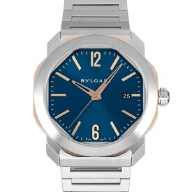 ブルガリ BVLGARI オクト OC41C3SPGSD/MEA ブルー文字盤 新品 腕時計 メンズ