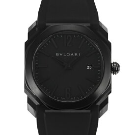 ブルガリ BVLGARI オクト ウルトラネロ ブラック 102737 BGO41BBSVD/N ブラック文字盤 新品 腕時計 メンズ