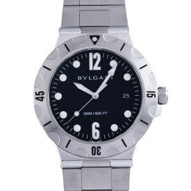 ブルガリ BVLGARI ディアゴノ プロフェッショナル スクーバ 102323 DP41BSSSD ブラック文字盤 新品 腕時計 メンズ