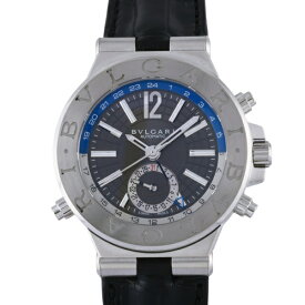 ブルガリ BVLGARI ディアゴノ GMT DG40C14SLDGMT グレー文字盤 新品 腕時計 メンズ