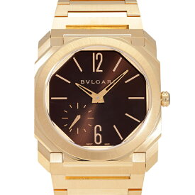 ブルガリ BVLGARI オクト フィニッシモ 103717 ブラウン文字盤 中古 腕時計 メンズ