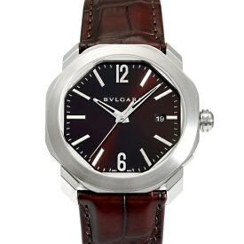 ブルガリ BVLGARI オクト 102705 OC41C1SLD ブラウン文字盤 中古 腕時計 メンズ