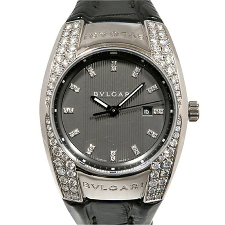 楽天市場】ブルガリ BVLGARI エルゴン ベゼルダイヤ EGW30G グレー文字  