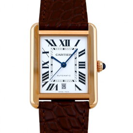 【期間限定ポイント3倍】 カルティエ Cartier タンク ソロ XL W5200026 シルバー文字盤 新品 腕時計 メンズ