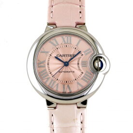 カルティエ Cartier バロンブルー ドゥ 33MM WSBB0002 ピンク文字盤 新品 腕時計 レディース