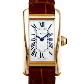 カルティエ Cartier タンク アメリカン SM W2607456 ホワイト文字盤 新品 腕時計 レディース