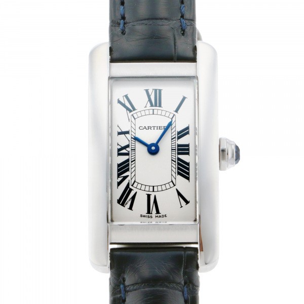 カルティエ Cartier タンク アメリカン SM WSTA0016 シルバー文字盤 中古 腕時計 レディース | ジェムキャッスルゆきざき