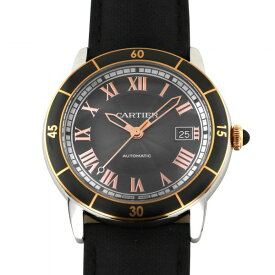 カルティエ Cartier ロンドクロワジエール ロンド クロワジエール ドゥ W2RN0005 ブラック文字盤 新品 腕時計 メンズ