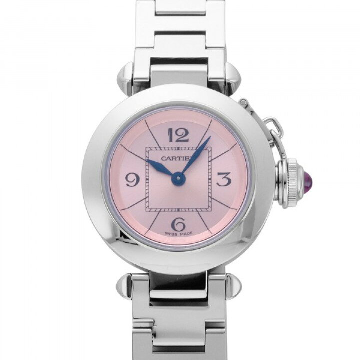 楽天市場 カルティエ Cartier パシャ ミスパシャ W ピンク文字盤 中古 腕時計 レディース ジェムキャッスルゆきざき