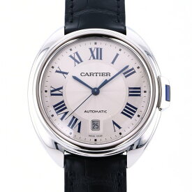 カルティエ Cartier クレ ドゥ WSCL0018 シルバー文字盤 未使用 腕時計 メンズ
