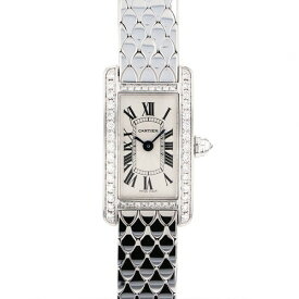 カルティエ Cartier タンク アメリカン ミニ WB710013 シルバー文字盤 新品 腕時計 レディース