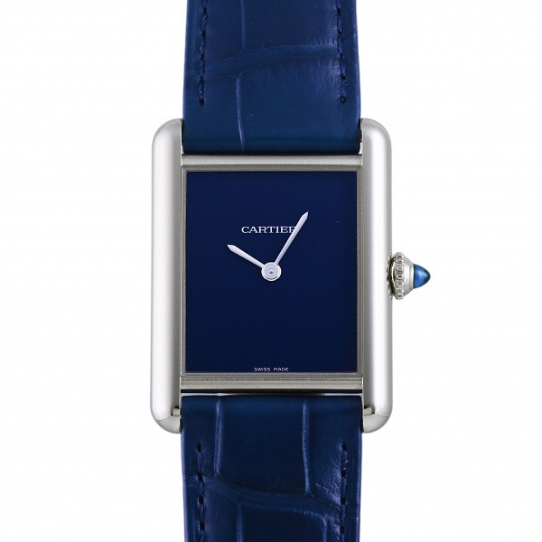 カルティエ Cartier タンク マスト WSTA0055 ブルー文字盤 気質アップ 腕時計 新作続 未使用 レディース