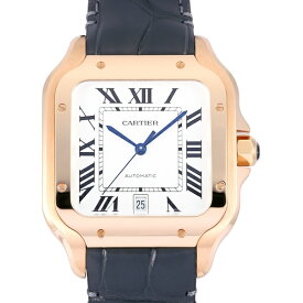 カルティエ Cartier サントス LM WGSA0011 シルバー文字盤 新品 腕時計 メンズ