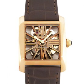 カルティエ Cartier タンク MC スケルトン ウォッチLM W5310040 グレー文字盤 新品 腕時計 メンズ