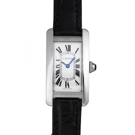 カルティエ Cartier タンク アメリカン SM WSTA0043 シルバー文字盤 新品 腕時計 レディース