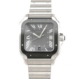 カルティエ Cartier サントス ドゥ LM WSSA0037 グレー文字盤 未使用 腕時計 メンズ