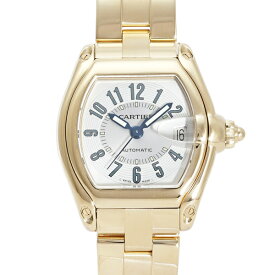 カルティエ Cartier ロードスター ラージ W62003V1 シルバー/アラビア文字盤 中古 腕時計 メンズ