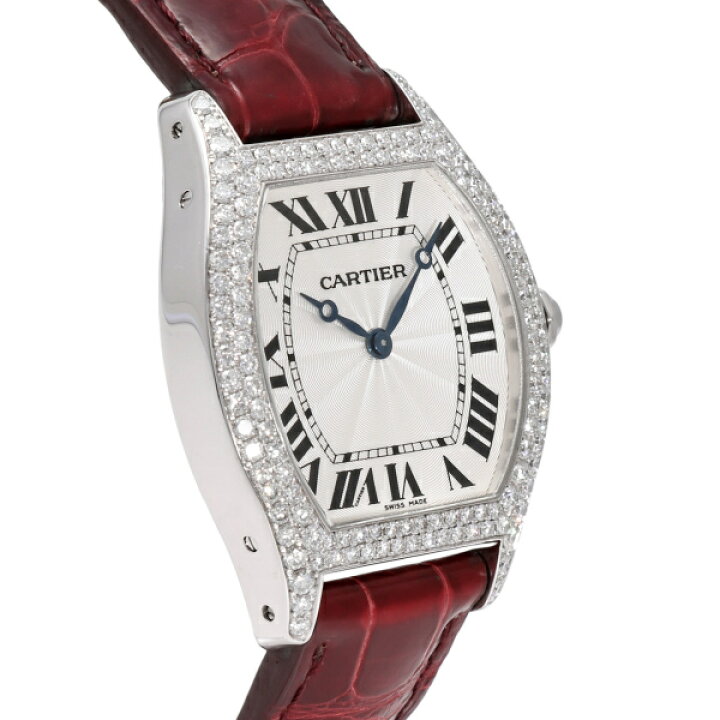 楽天市場】カルティエ Cartier トーチュ WA503851 シルバー/ローマ文字  