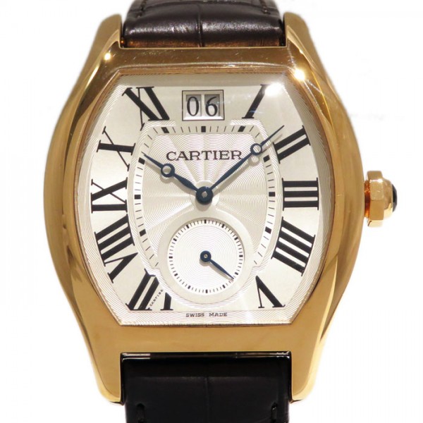 カルティエ Cartier トーチュ XL ラージデイト スモールセコンド W1556234 シルバー文字盤 新古品 腕時計 メンズ |  ジェムキャッスルゆきざき
