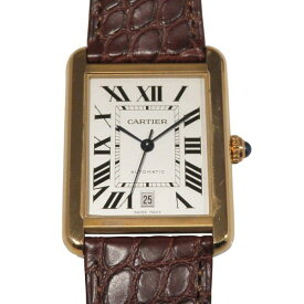 カルティエ Cartier タンク ソロ XL W5200026 シルバー文字盤 新古品 腕時計 メンズ
