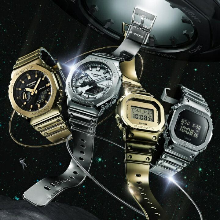 楽天市場】【正規品】カシオ CASIO Gショック FINE METALLIC SERIES 