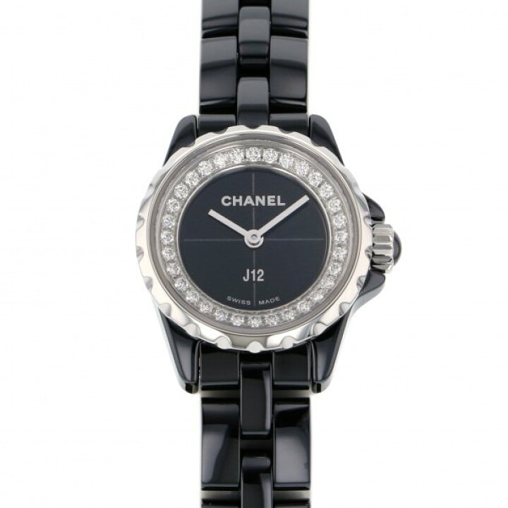 楽天市場】シャネル CHANEL J12 XS H5235 ブラック文字盤 新品 腕時計  