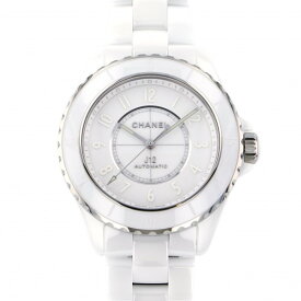 シャネル CHANEL J12 ファントム H6186 ホワイト文字盤 新品 腕時計 メンズ