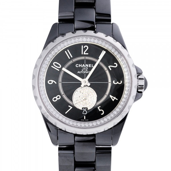 シャネル CHANEL J12 365 H3840 ブラック文字盤 中古 腕時計 メンズ | ジェムキャッスルゆきざき