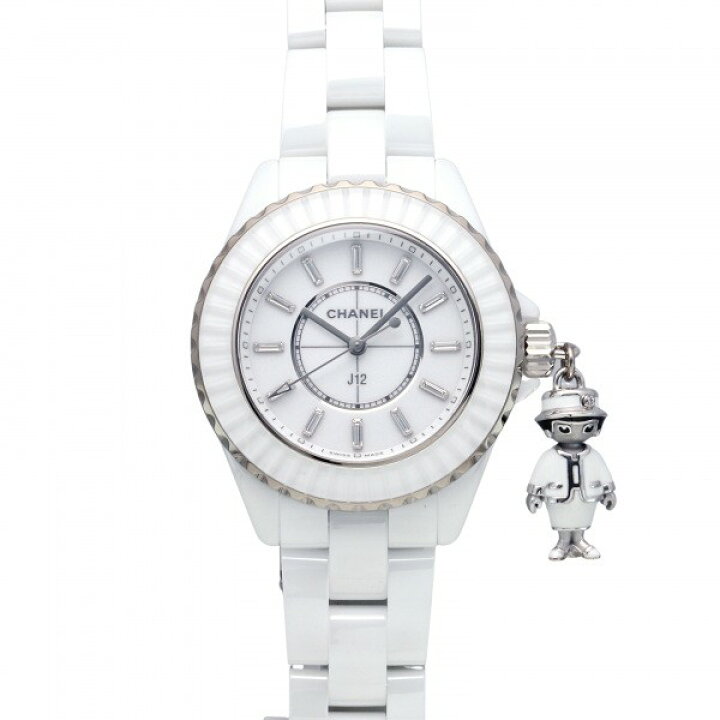 楽天市場】シャネル CHANEL J12 555本限定 H6478 ホワイト文字盤 未 
