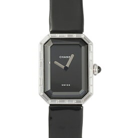 シャネル CHANEL プルミエール バケットダイヤ H0096 ブラック文字盤 新古品 腕時計 レディース
